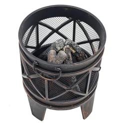 Rothmann Feuerkorb Oregon Rostoptik antik Durchmesser ca 42 cm