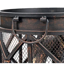 Rothmann Feuerkorb Oregon Rostoptik antik Durchmesser ca 42 cm