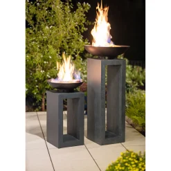 Rothmann Feuerschale Breda auf Podest 40 x 69 cm