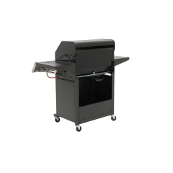 Rothmann Gasgrillwagen Daytona 5 Plusschwarz mit Edelstahlapplikationen