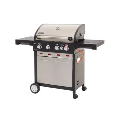 Gasgrillwagen Oregon 4 TurboPlus, 4-Brenner mit SK*Rothmann Hot