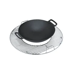 Rothmann Grillrost-Einsatz Wok Gusseisen 36 x 7 cm