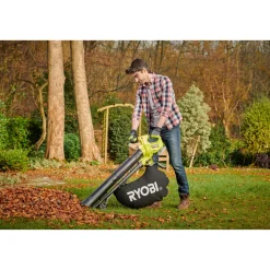 Akku-Laubsauger/-bläser RY18BVXA-150 7,7 m3/min inkl 5,0 Ah Akku u Ladegerät^Ryobi Sale