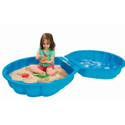 Sand- und Wasserspielmuschel blau