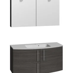 Badmöbelset Modern und 120 cm Pine Grey*Scanbad New