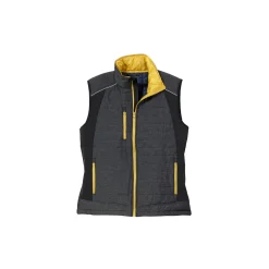 Kombiweste Active grau-meliert-schwarz Größe S*Scheibler Hot
