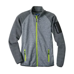 Strickjacke Tweng grau-schwarz Größe XL*Scheibler New