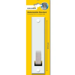 Abdeckplatte Lochabstand 21,5 cm weiß*Schellenberg Hot