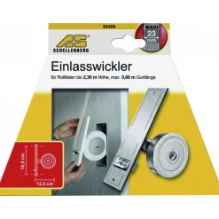 Einlasswickler maxi Lochabstand 18,5 cm*Schellenberg Clearance
