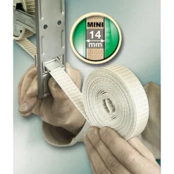 Schellenberg Gurtband Mini 14 mm / 12 m beige
