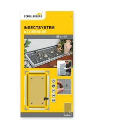 Schellenberg Lichtschacht-Gitter Sauberer Lichtschacht Aluminium 55 x 110 cm