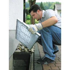 Lichtschacht-Gitter Sauberer Lichtschacht Aluminium 50 x 125 cm*Schellenberg Online