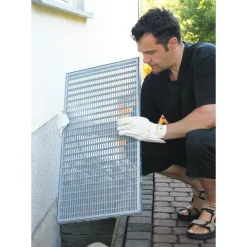 Lichtschacht-Gitter Sauberer Lichtschacht Edelstahl 50 x 125 cm^Schellenberg Discount