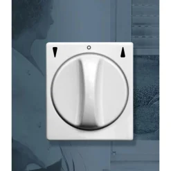 Tast-Rast-Drehschalter Aufputz weiß^Schellenberg Discount