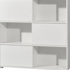 Schiebetürregal 120 x 119 x 35 cm anthrazit/Sonoma Eiche^ Hot