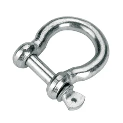 Schäkel geschweift 6 mm silber 3 Stück