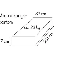 Schneider Schirme Ampelschirm Rhodos Twist 300 x 300 cm Anthrazit
