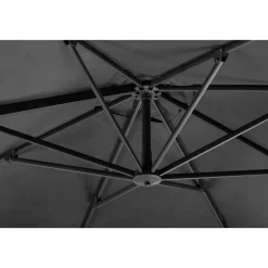 Schneider Schirme Ampelschirm Rhodos Twist 300 x 300 cm Anthrazit