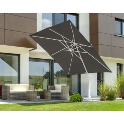 Ampelschirm Rhodos Twist Bianco 300 x 300 anthrazit^Schneider Schirme Sale