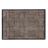 Schöner Wohnen Farbe Schöner Wohnen Schmutzfangmatte „Manhattan“, Streifen-Gitter/beige-anthrazit, 50x70 cm