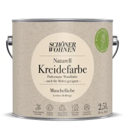 Naturell Kreidefarbe 2,5 L Muschelliebe^Schöner Wohnen Farbe Clearance