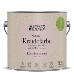 Naturell Kreidefarbe 2,5 L Kirschblueten- meer^Schöner Wohnen Farbe Sale
