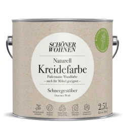 Schöner Wohnen Farbe Naturell Kreidefarbe 2,5 L Schnee- gestoeber