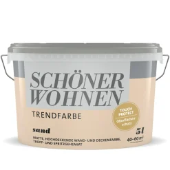 Schöner Wohnen Farbe Wandfarbe Trendfarbe sand 5 Liter