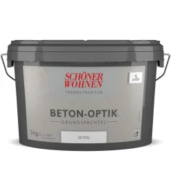 Schöner Wohnen Farbe Beton-Optik Grundspachtel Grau