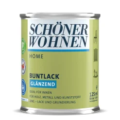 Buntlack Home Himmelblau glänzend 125 ml*Schöner Wohnen Farbe Hot