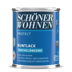 Buntlack Protect muskatbraun hochglänzend 125 ml^Schöner Wohnen Farbe Outlet