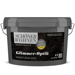 Schöner Wohnen Farbe Glimmer-Optik Effektlasur 1 L Gold