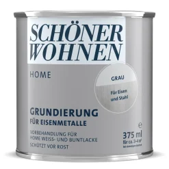 Schöner Wohnen Farbe Grundierung Home für Eisenmetalle grau 375 ml