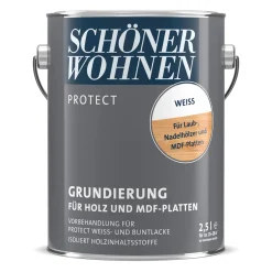 Grundierung Protect weiß für Holz- und MDF-Platten 2,5 L*Schöner Wohnen Farbe Hot