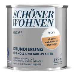 Grundierung Home weiß für Holz- und MDF-Platten 375 ml^Schöner Wohnen Farbe Online