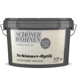 Schimmer-Optik Effektfarbe 2,5 L pearldust*Schöner Wohnen Farbe Outlet