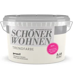 Schöner Wohnen Farbe Trendfarbe Pearl matt 2,5 L