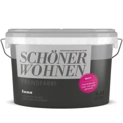 Trend Wandfarbe Luna matt 2,5 L*Schöner Wohnen Farbe Discount