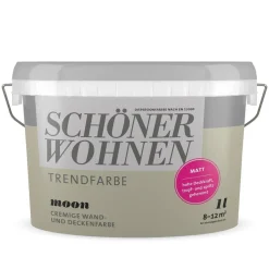 Trendfarbe Moon Matt 1 L^Schöner Wohnen Farbe Hot