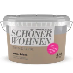 Schöner Wohnen Farbe Trendfarbe Macchiato Matt 2,5 L