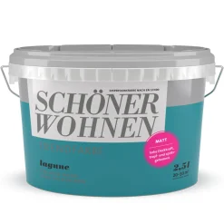 Trendfarbe Lagune matt 2,5 L^Schöner Wohnen Farbe Clearance