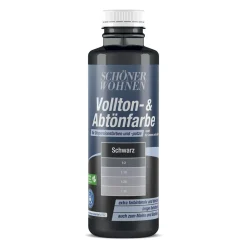 Schöner Wohnen Farbe Voll-und Abtönfarbe Schwarz 0,5 L