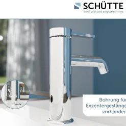 Schütte Waschtischarmatur „Los Angeles“ chrom Eco-Click-Funktion