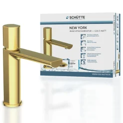 WT-Armatur New York,gold,Kartusche mit^Schütte Best