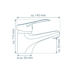 Schütte WT-Armatur Tessa,chrom,Kartusche mit