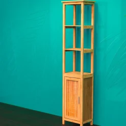 Schütte Bambus Hochschrank mit 3 Fächern