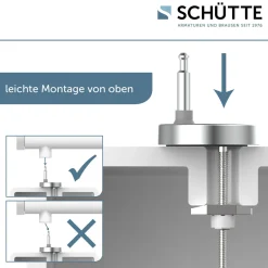 Schütte Duroplast WC-Sitz SLIM ANTHRAZIT mit Absenkautomatik und Schnellverschluss