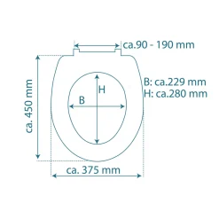Schütte Duroplast WC-Sitz SEA LIFE mit Absenkautomatik und Schnellverschluss