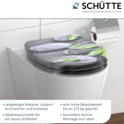 Duroplast WC-Sitz STONE mit Absenkautomatik und Schnellverschluss^Schütte Outlet