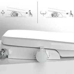 Schütte Dusch WC-Aufsatz mit Absenkautomatik und Schnellverschluss